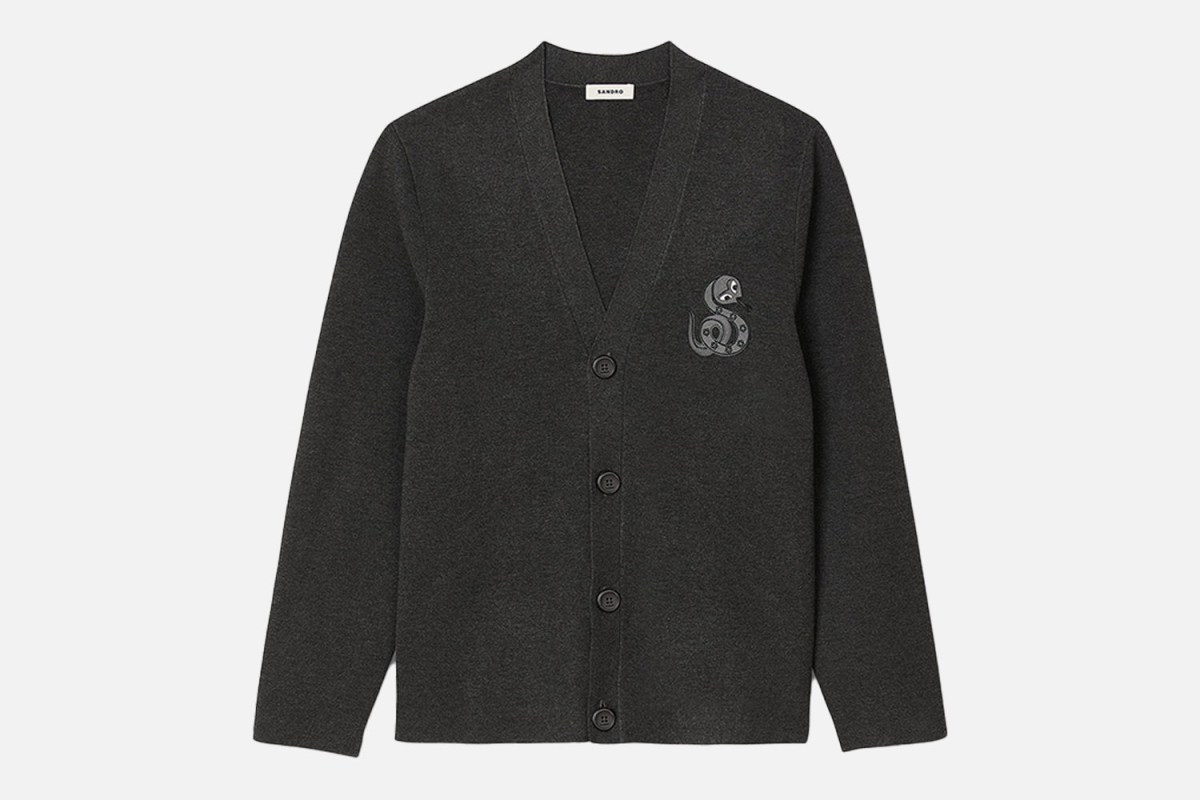 Sandro Snake Cardigan