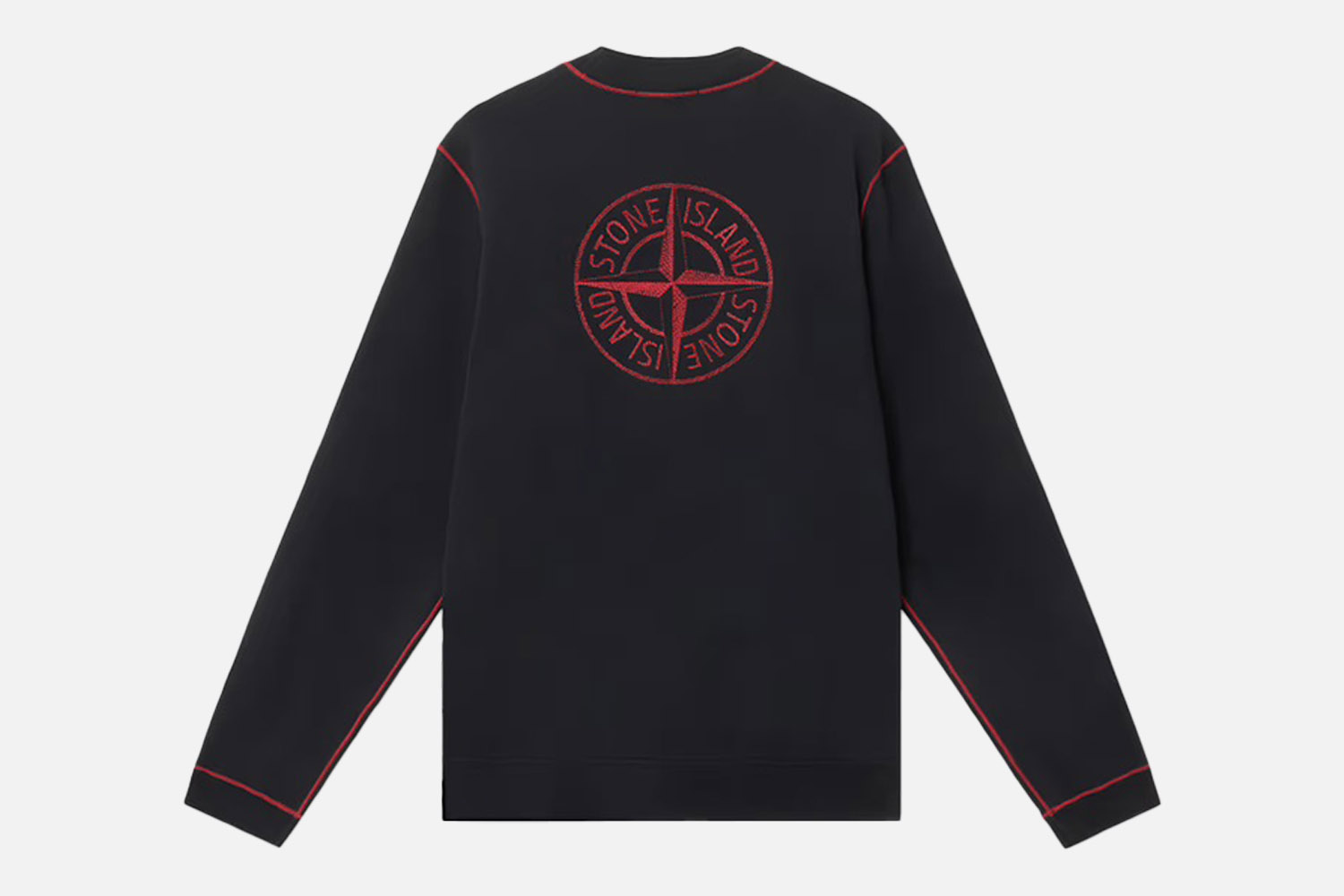 Stone Island 6100001 Cotton Fleece Crewneck Sweatshirt