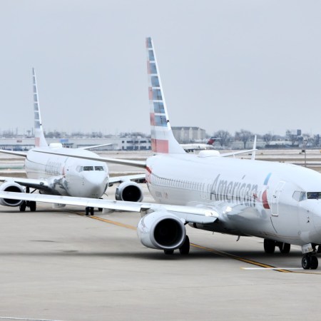 American Airlines planes on tarmac