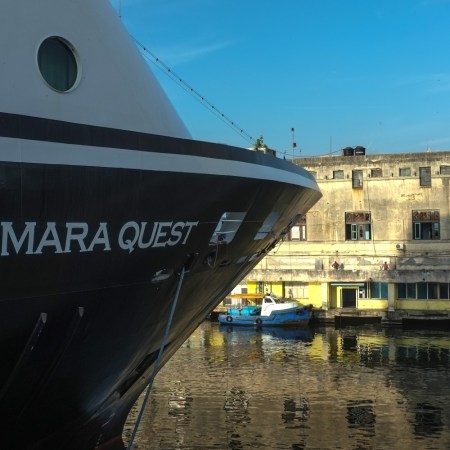 Azamara Quest in port