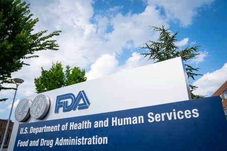 Signage outside FDA office