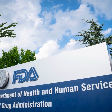 Signage outside FDA office