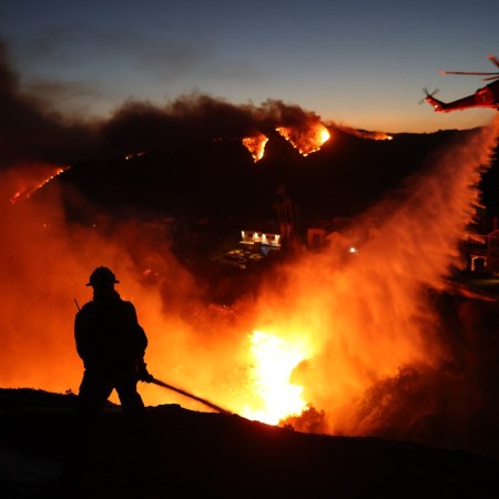 Fighting the Palisades fire