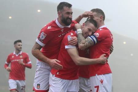 Wrexham goal celebration