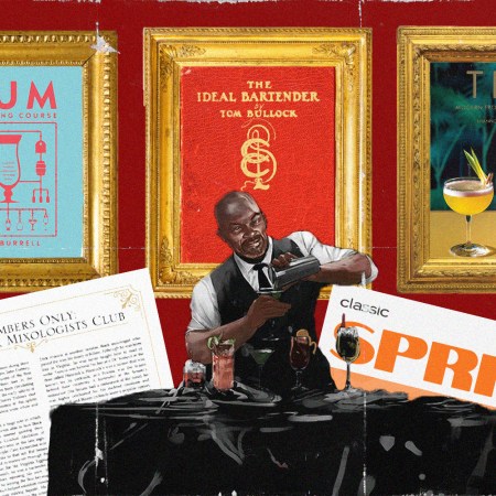 Cocktail book covers by various Black bartenders