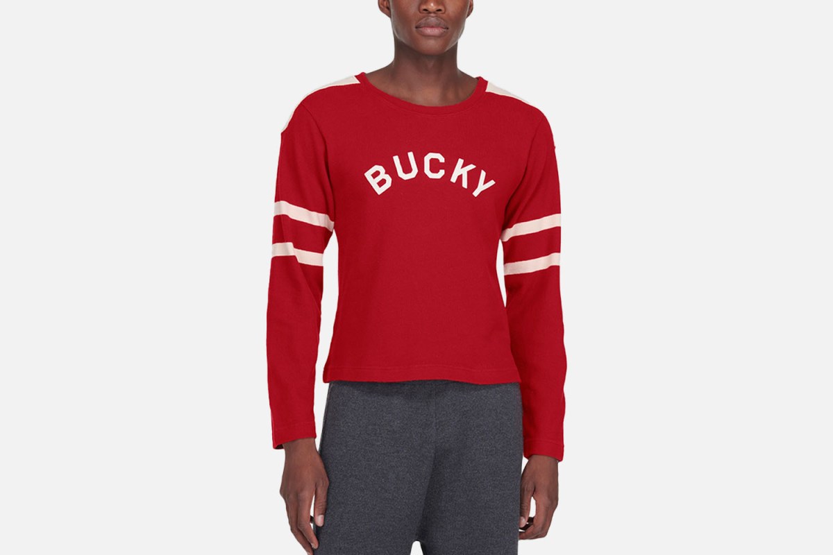 Bode Appliqué Cotton Sweater