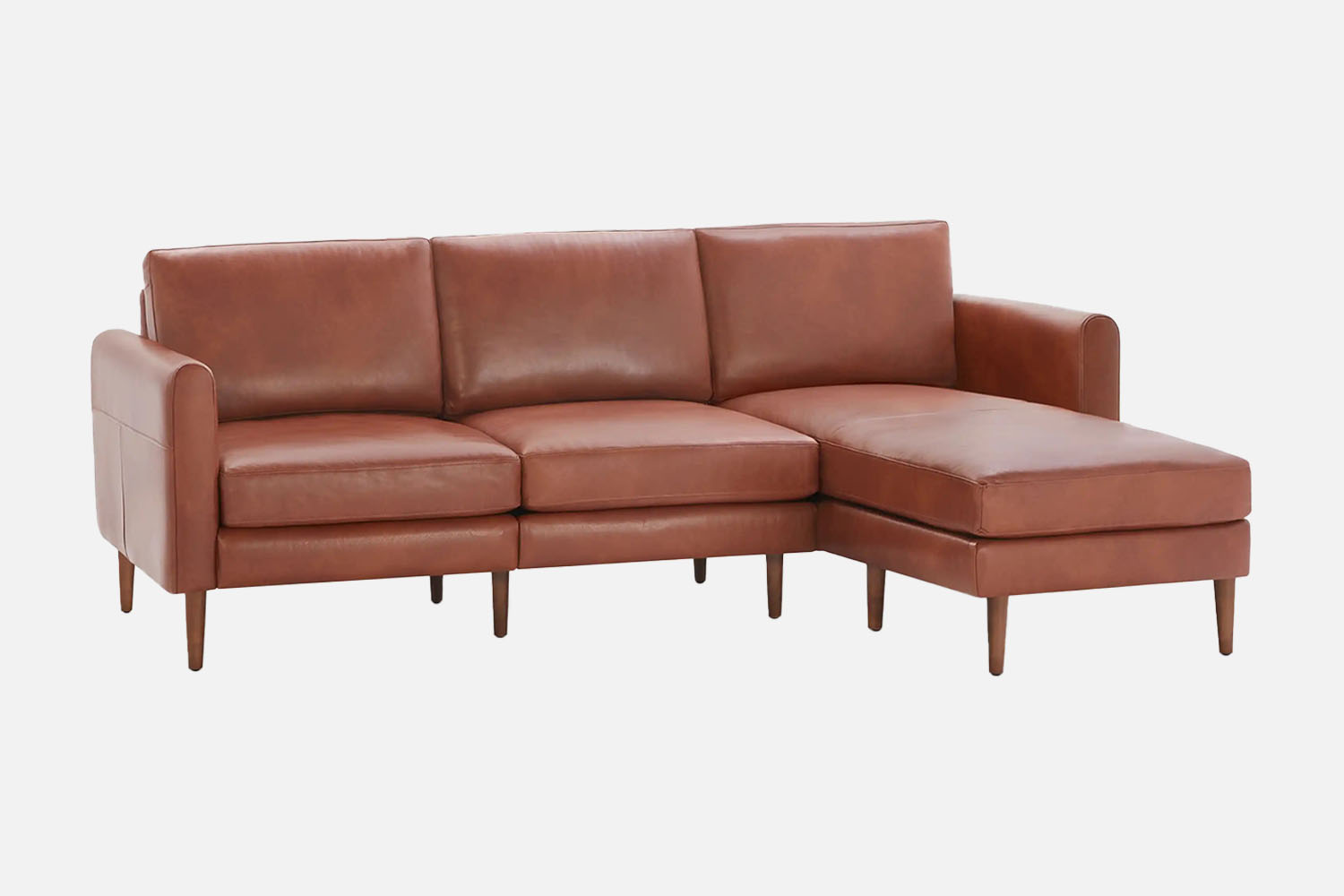 Burrow Nomad Leather Sectional