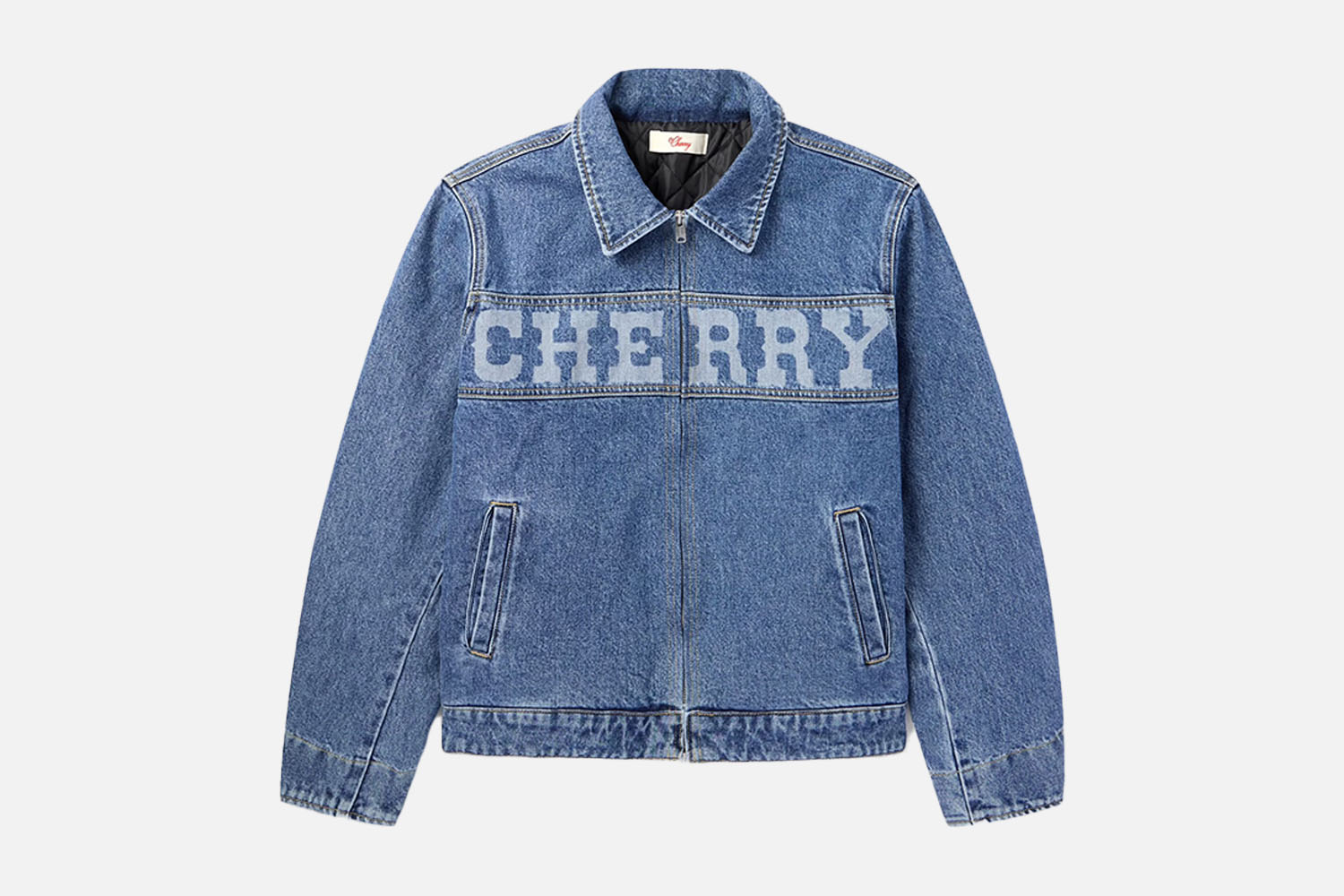 Cherry Los Angeles Logo Denim Blouson Jacket