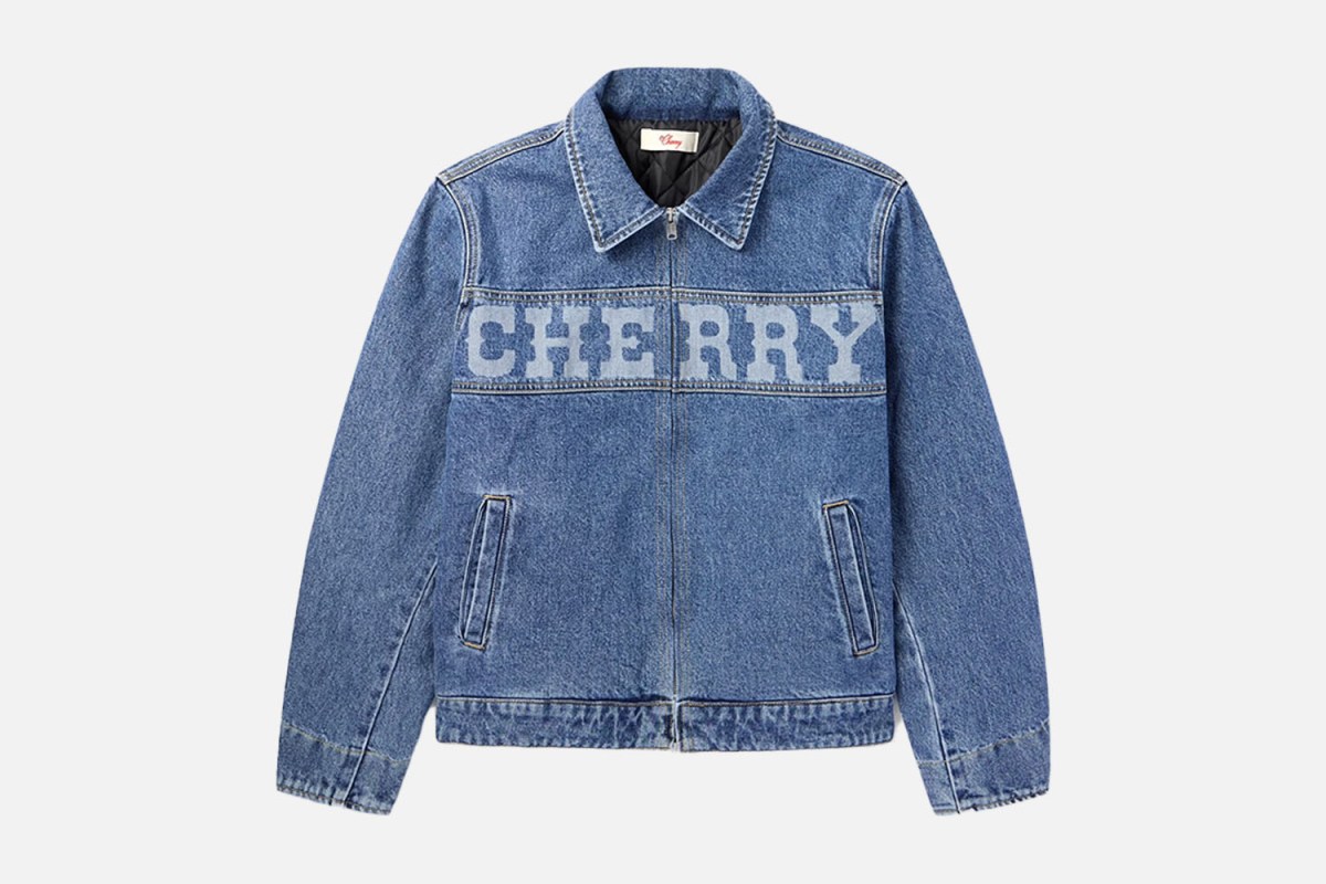 Cherry Los Angeles Logo Denim Blouson Jacket
