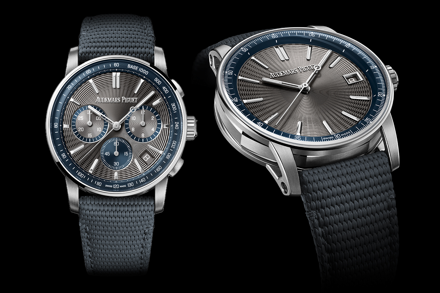 Code 11.59 Selfwinding and Selfwinding Chronograph 41mm in steel/grey dial
