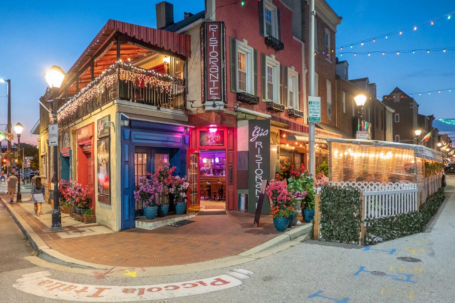Exterior of Gia Pane e Vino Ristorante in Baltimore