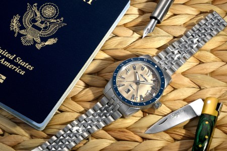 The J.M. LeBoy Bedouin GMT watch