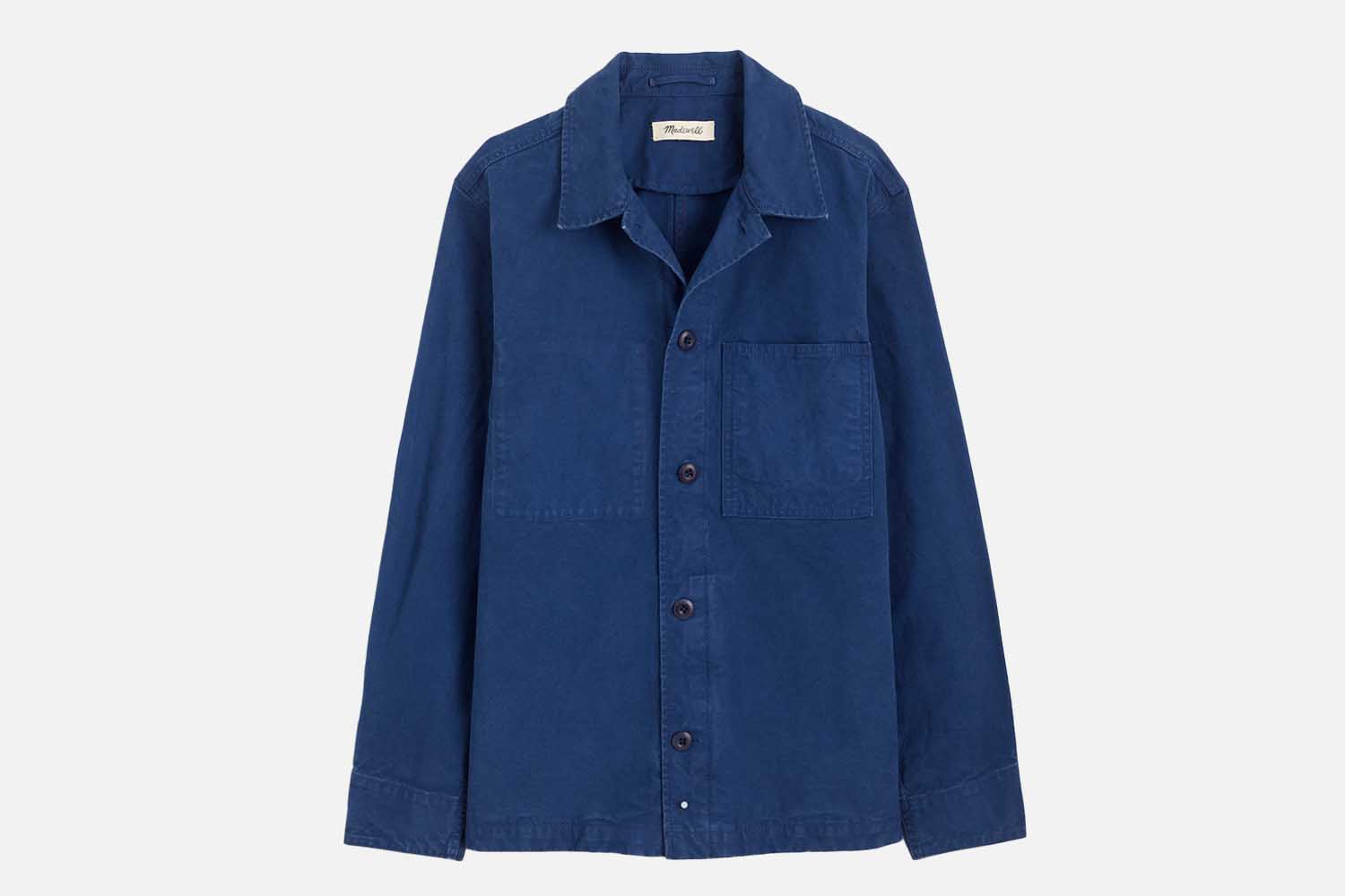 Madewell Overshirt in Garment-Dyed Canvas