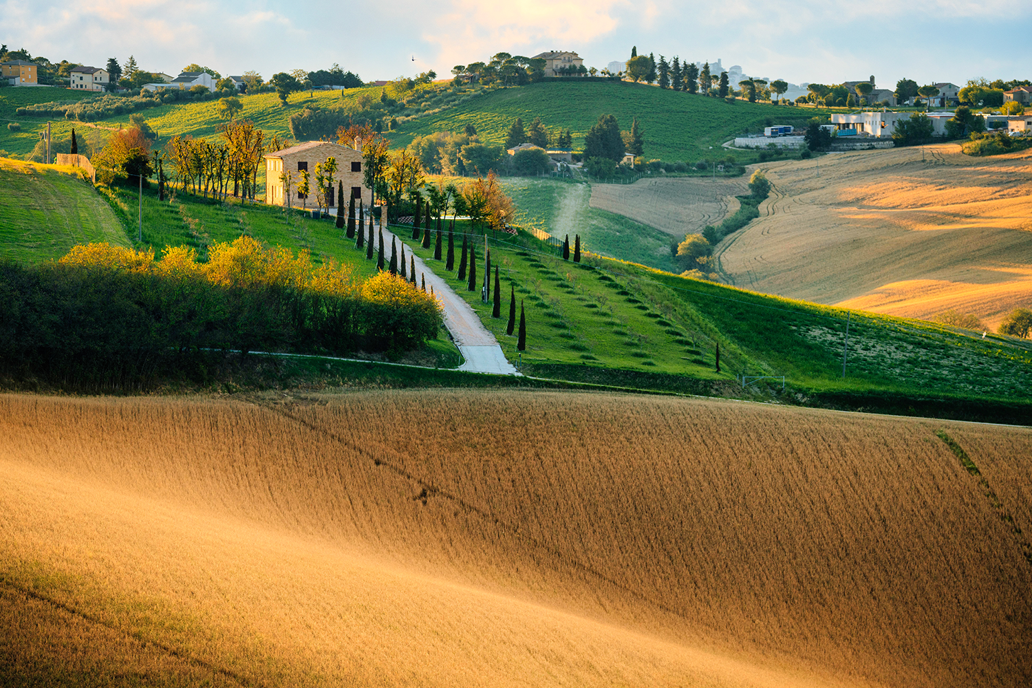 The Marche region in central Italy