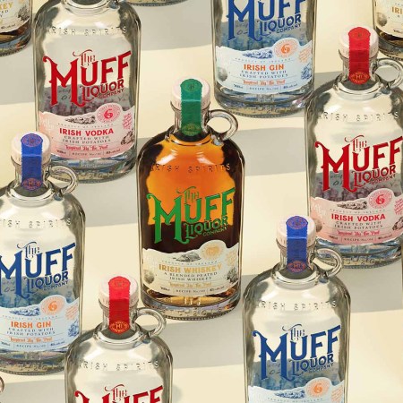 The Muff Liquor Company bottles