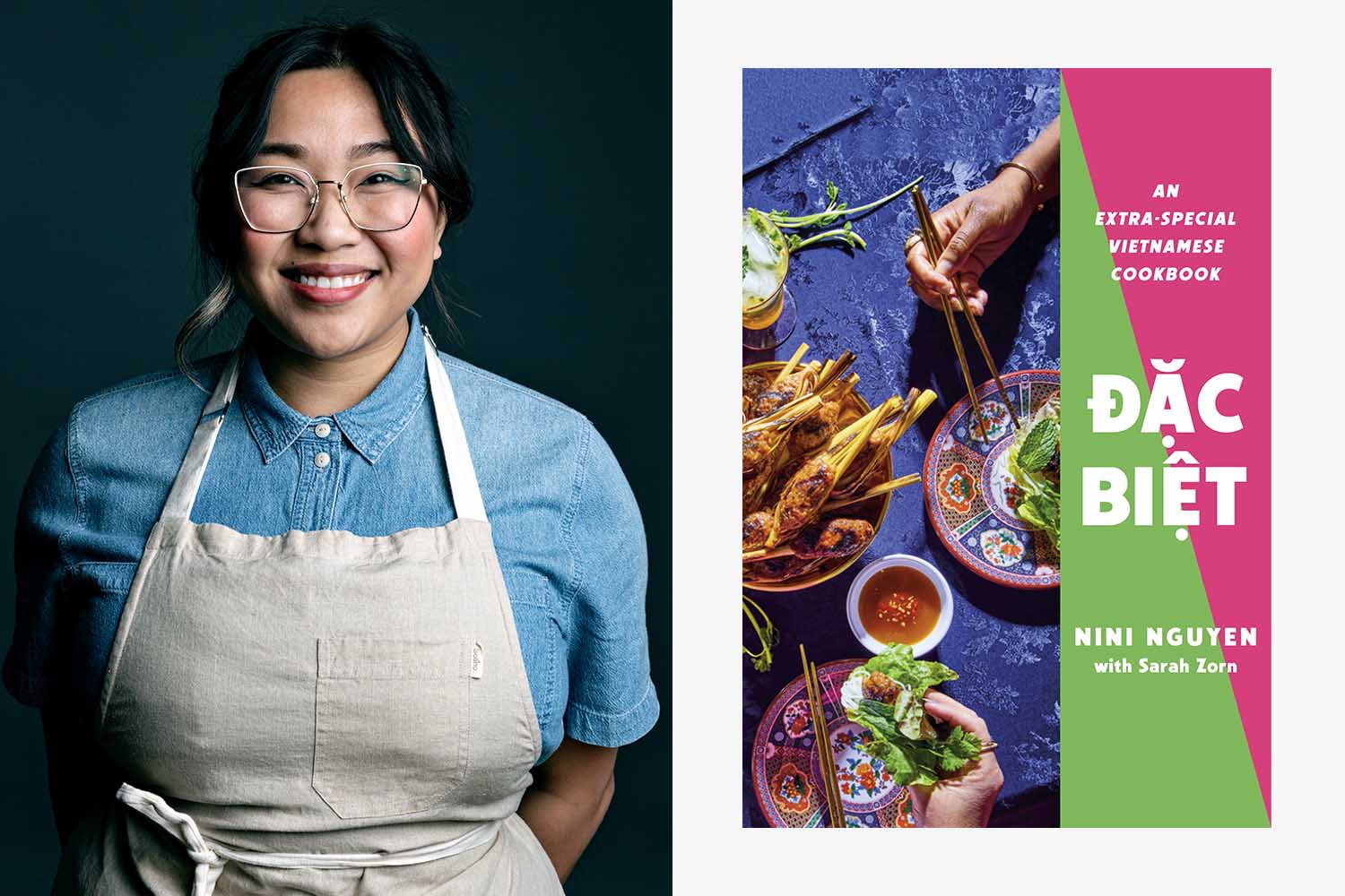Chef Nini Nguyen and her book "Dac Biet"