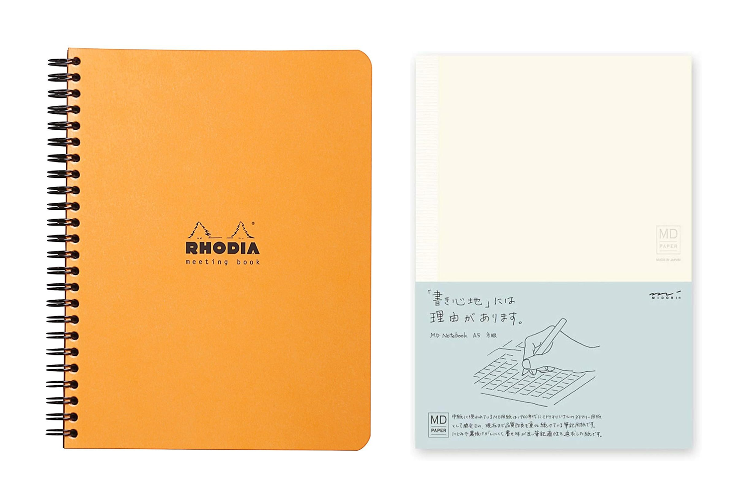 Rhodia Meeting Notebook and Midori 15003006 Notebook