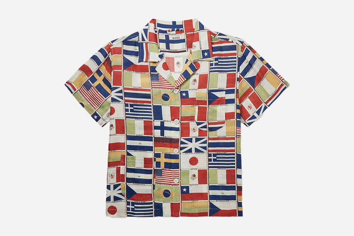Bode International Camp-Collar Printed Shirt