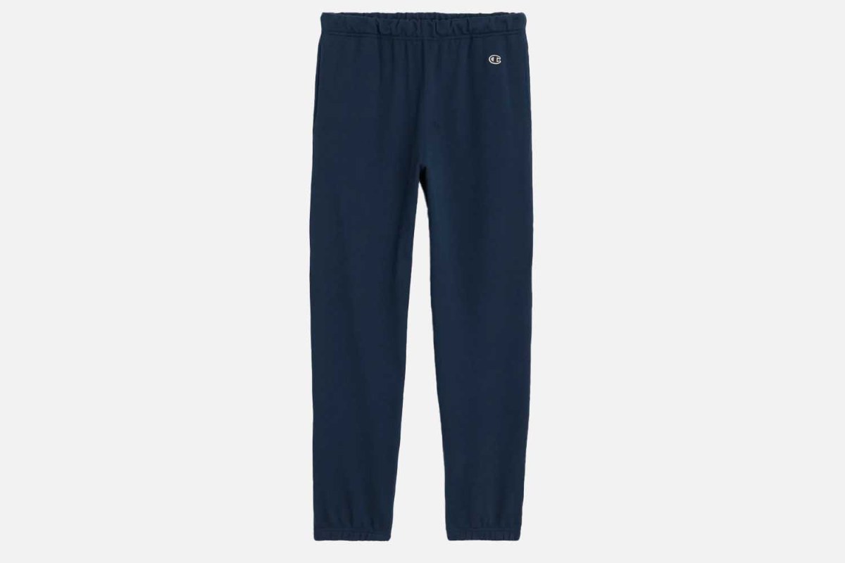 Todd Snyder x Champion Canadian Fleece Relaxed Sweatpant in Classic Navy
