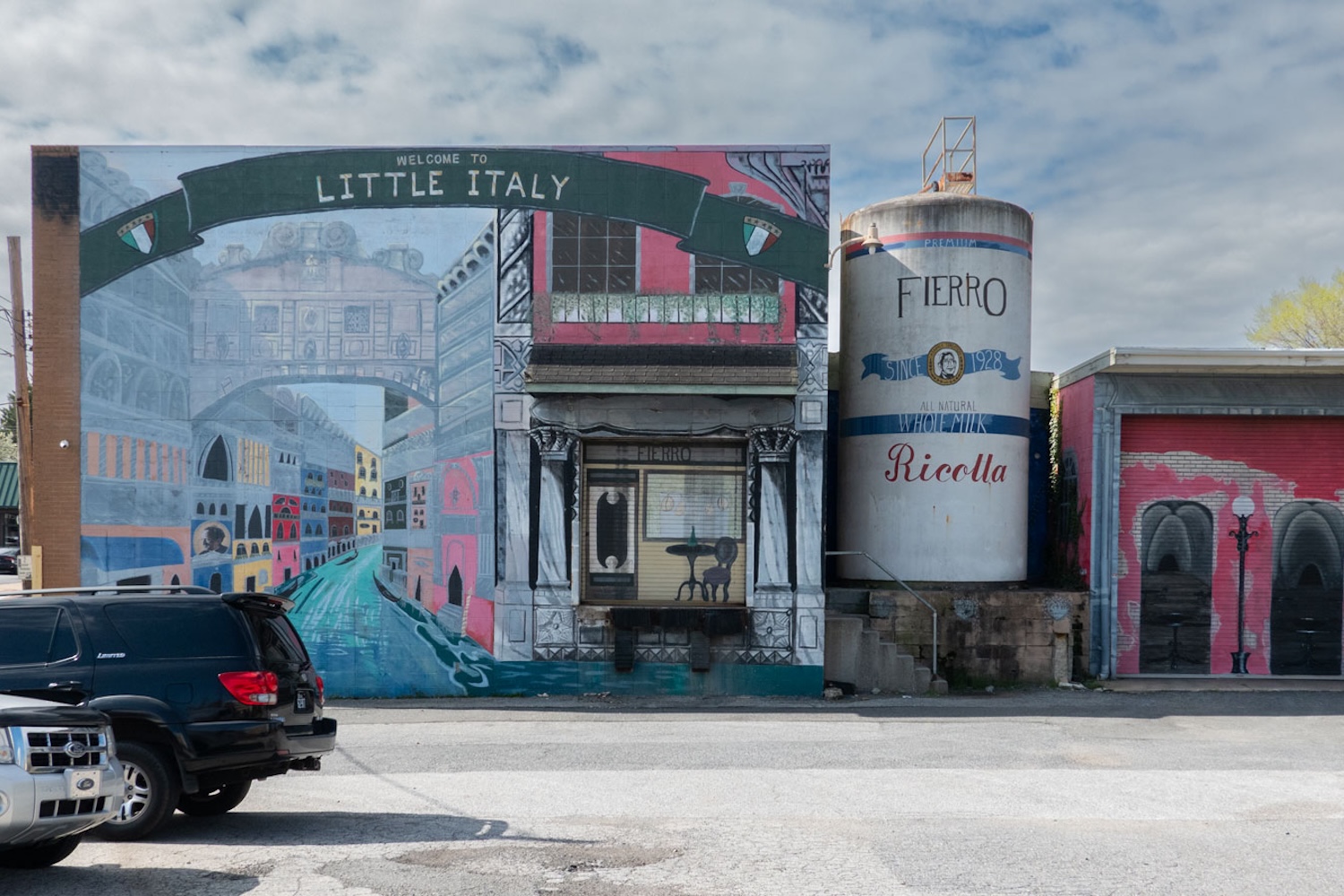 Welcome to Little Italy sign in WIlmington, Delaware