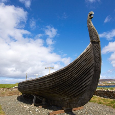 Viking longship replica