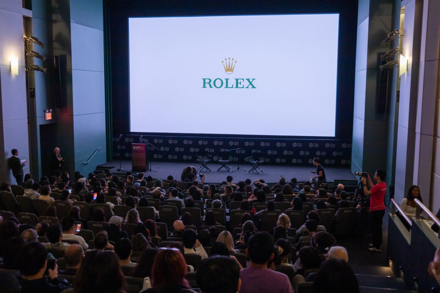 Rolex logo at Film at Lincoln Center