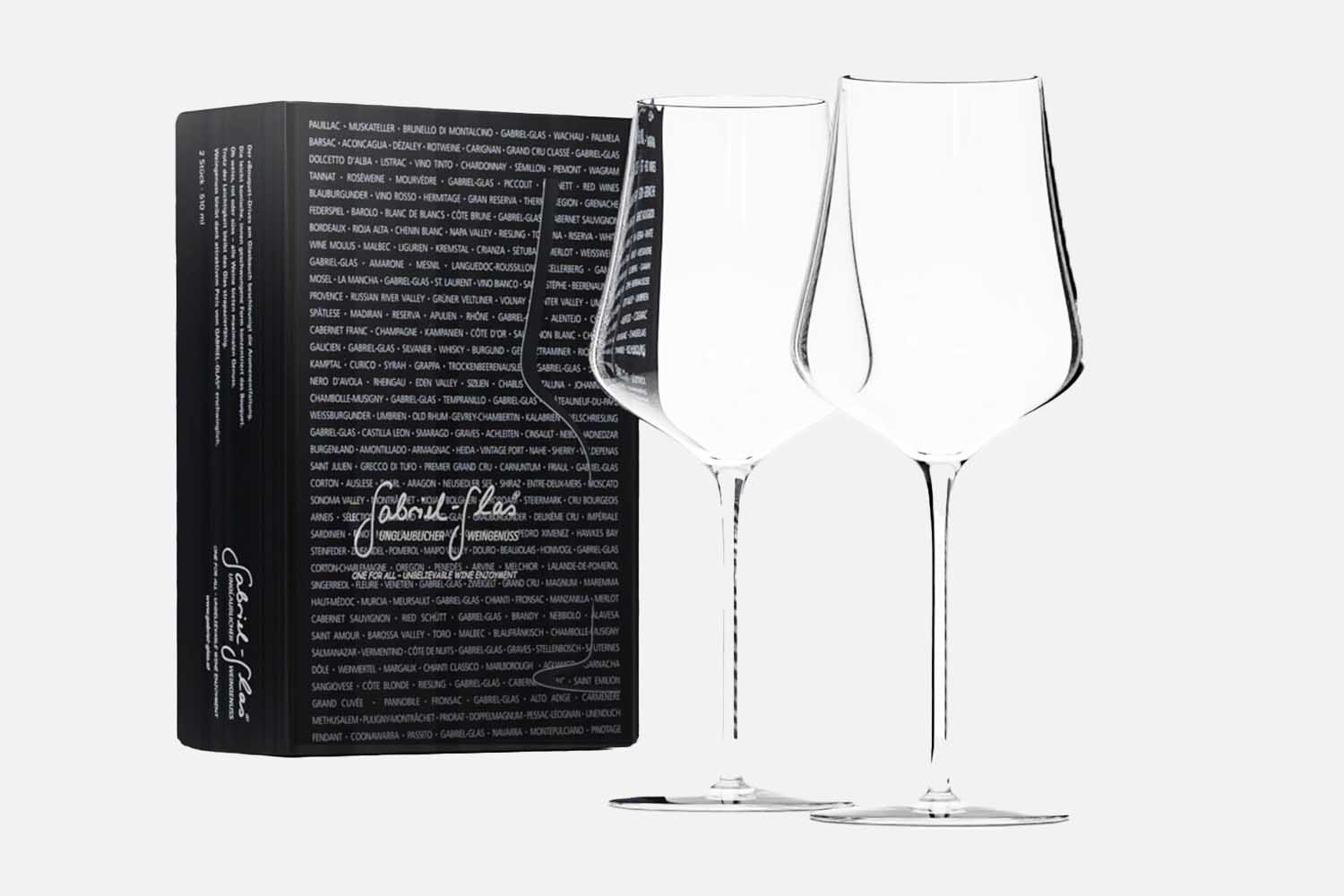 Gabriel-Glas Stand Art Crystal Wine Glasses