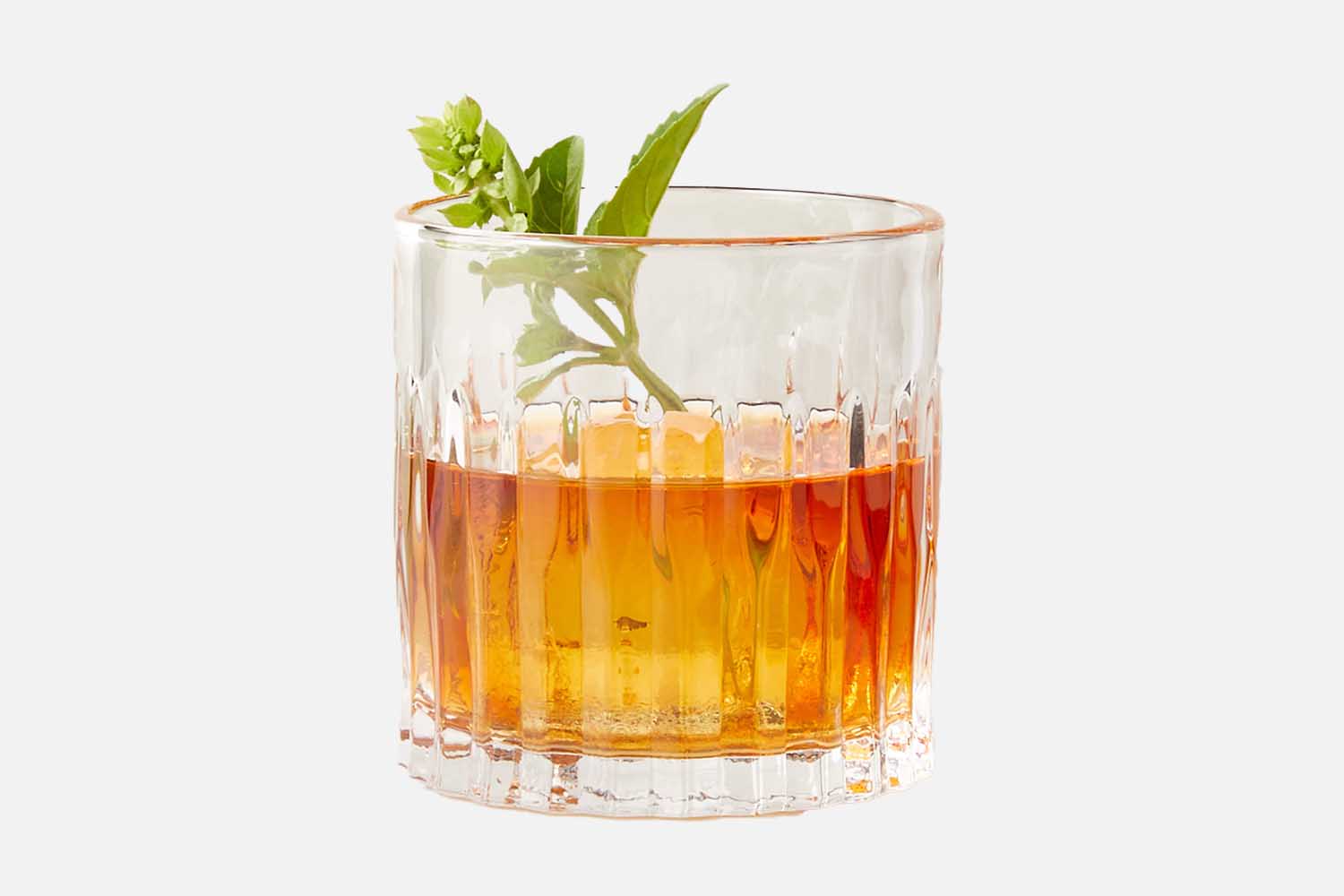 CB2 Clarion Double Old-Fashioned Glass
