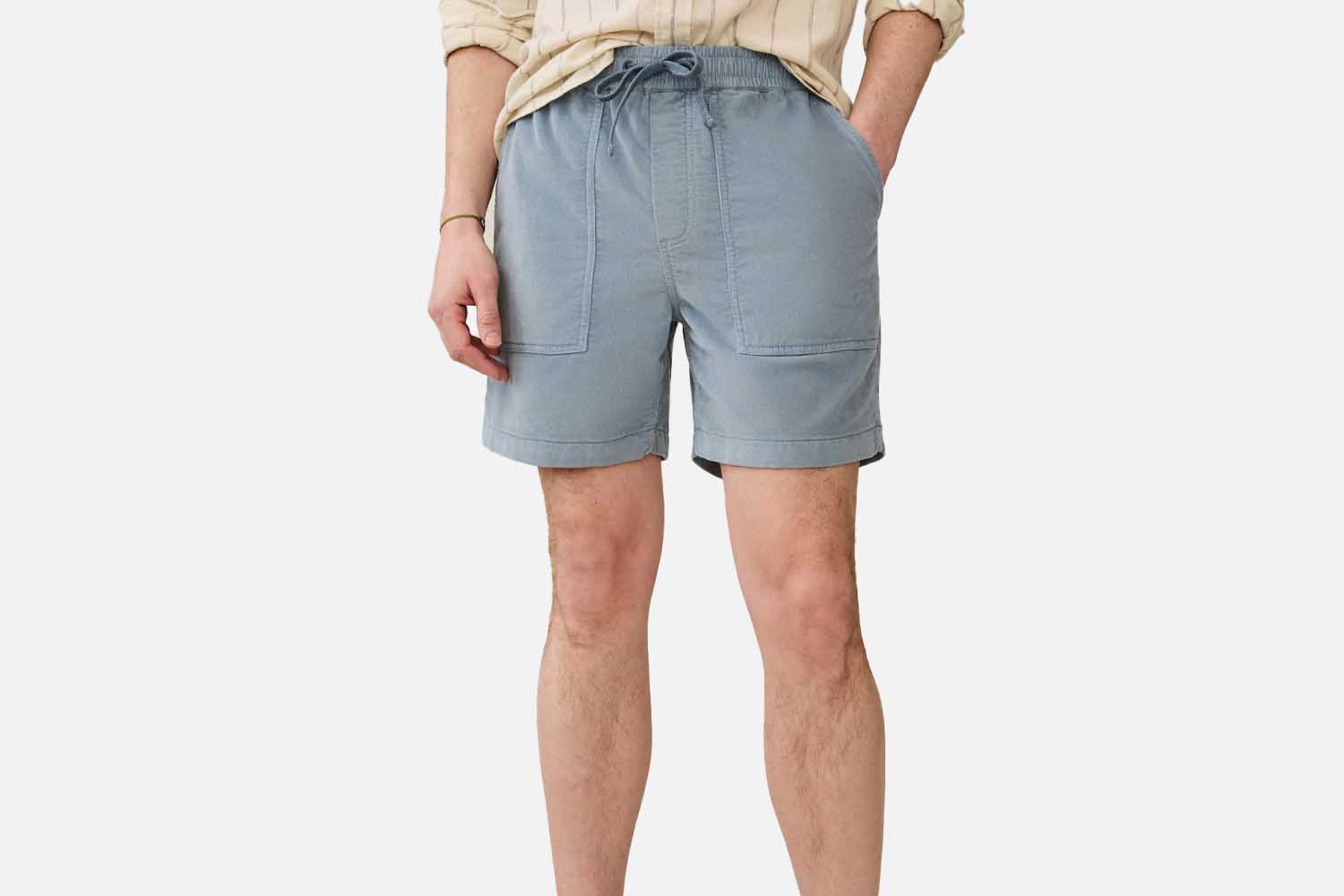 Faherty Corduroy Drawstring Utility Short