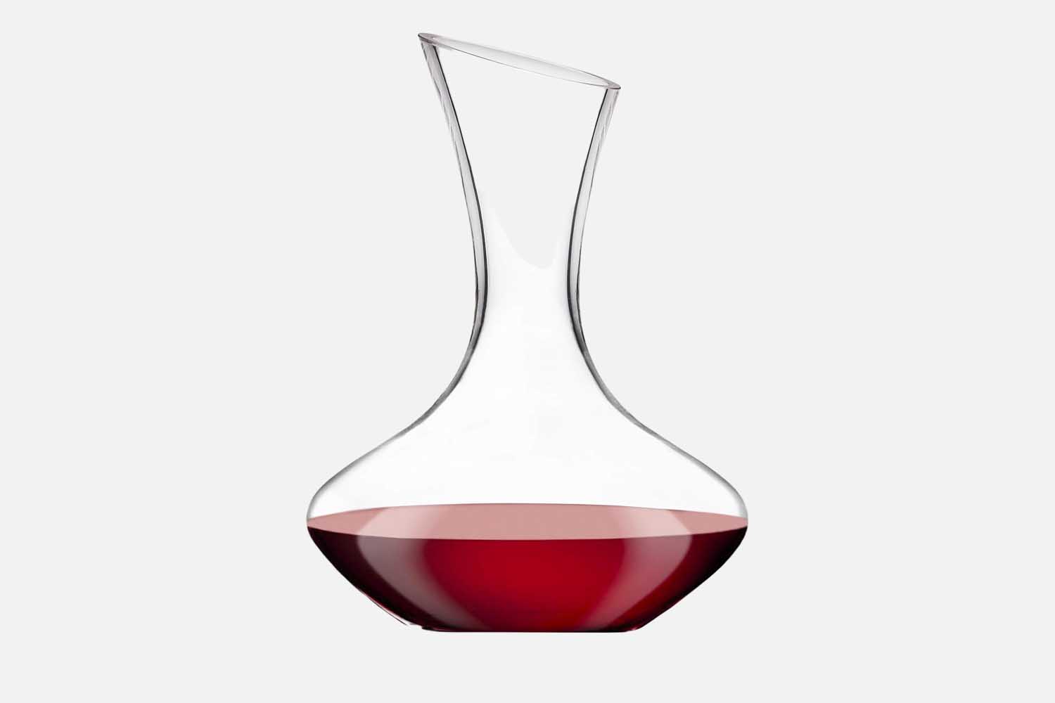 Godinger Wine Decanter Carafe, Hand Blown Wine Decanter Aerator