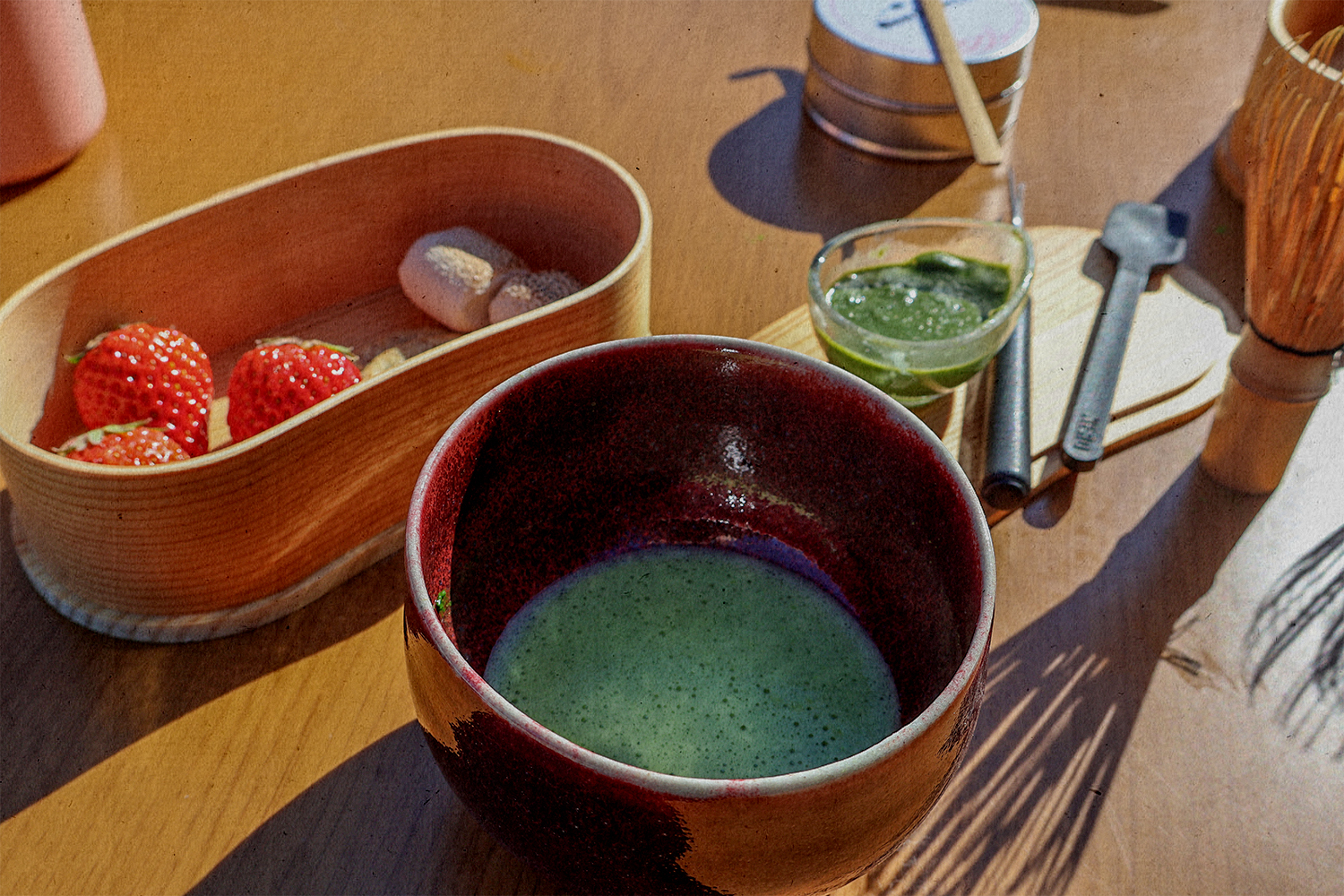The spread at Tamura Tea Farm