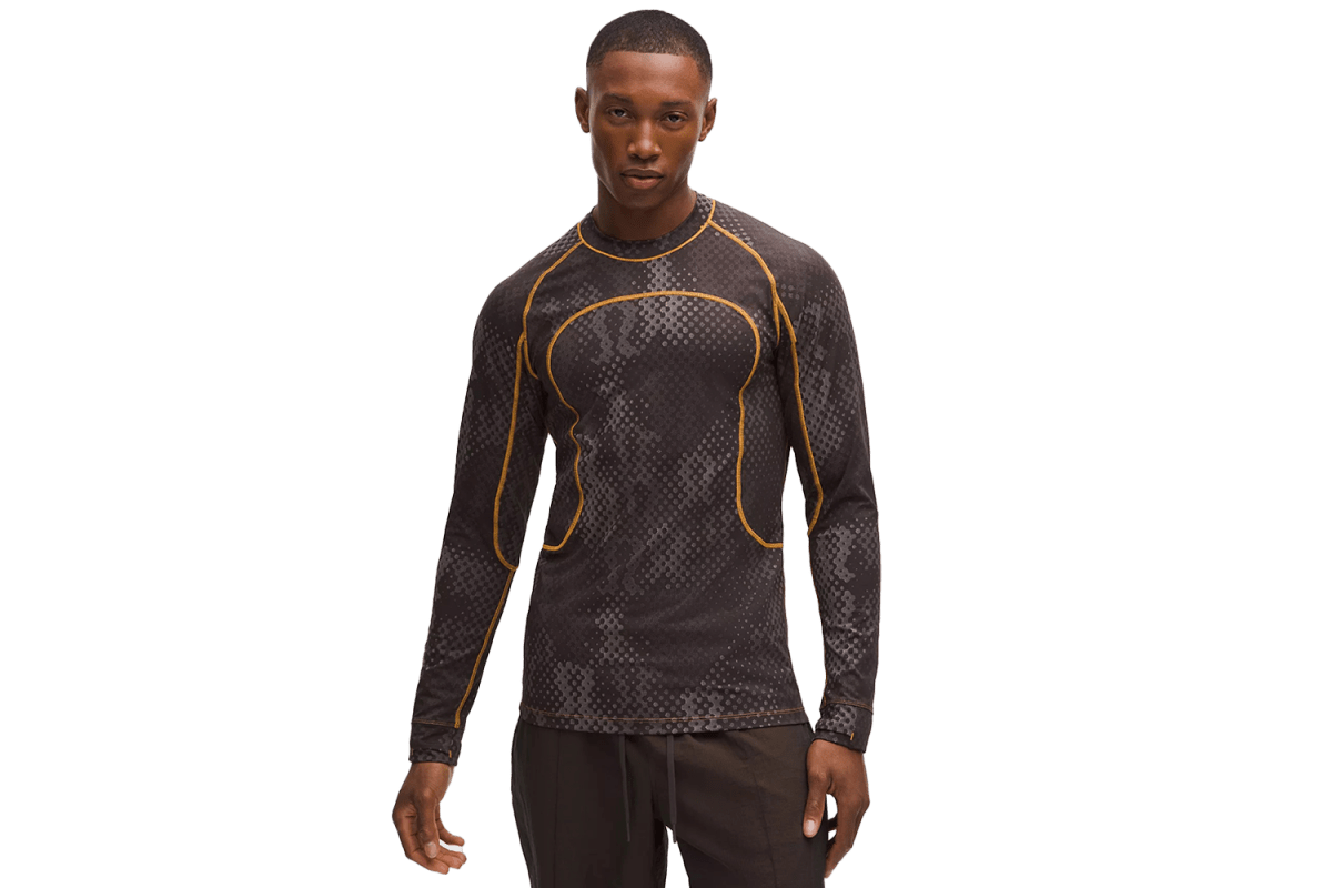 lululemon Jacquard Tight-Fit Long-Sleeve Shirt SLNSH Collection