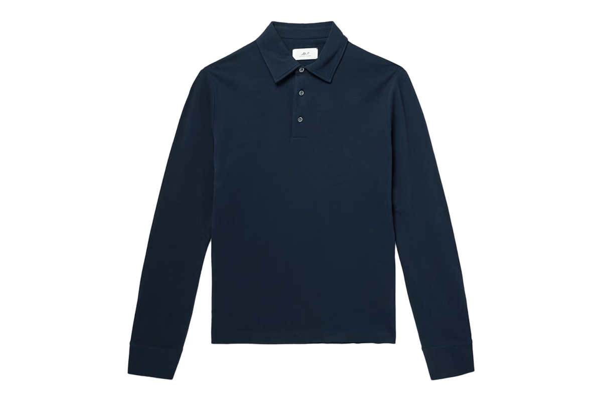 Mr P. Cotton-Piqué Polo Shirt