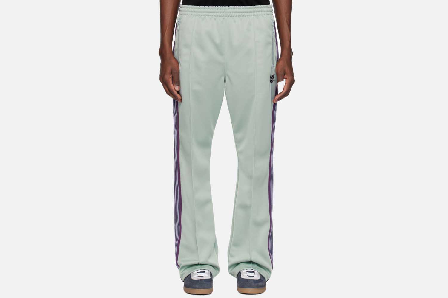 Needles Green Boot-Cut Track Pants