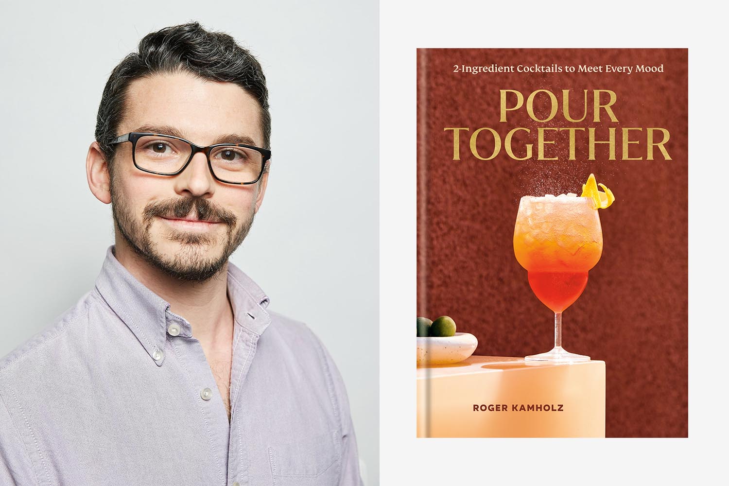 Roger Kamholz and his book "Pour Together"