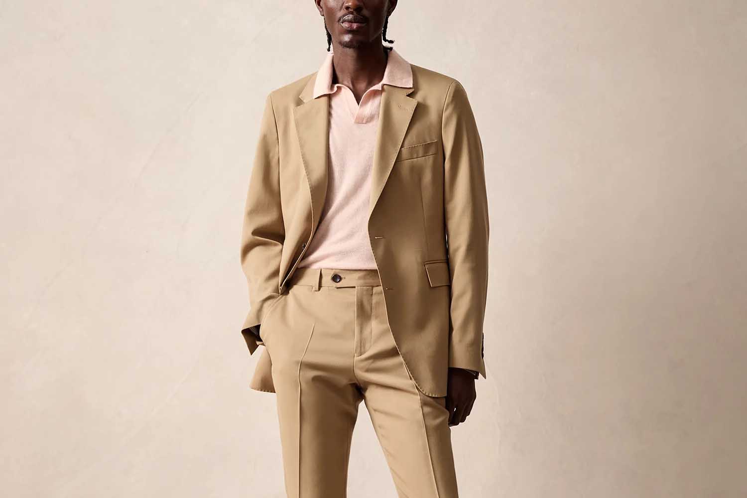 Todd Snyder Italian Gabardine Sutton Suit in Khaki