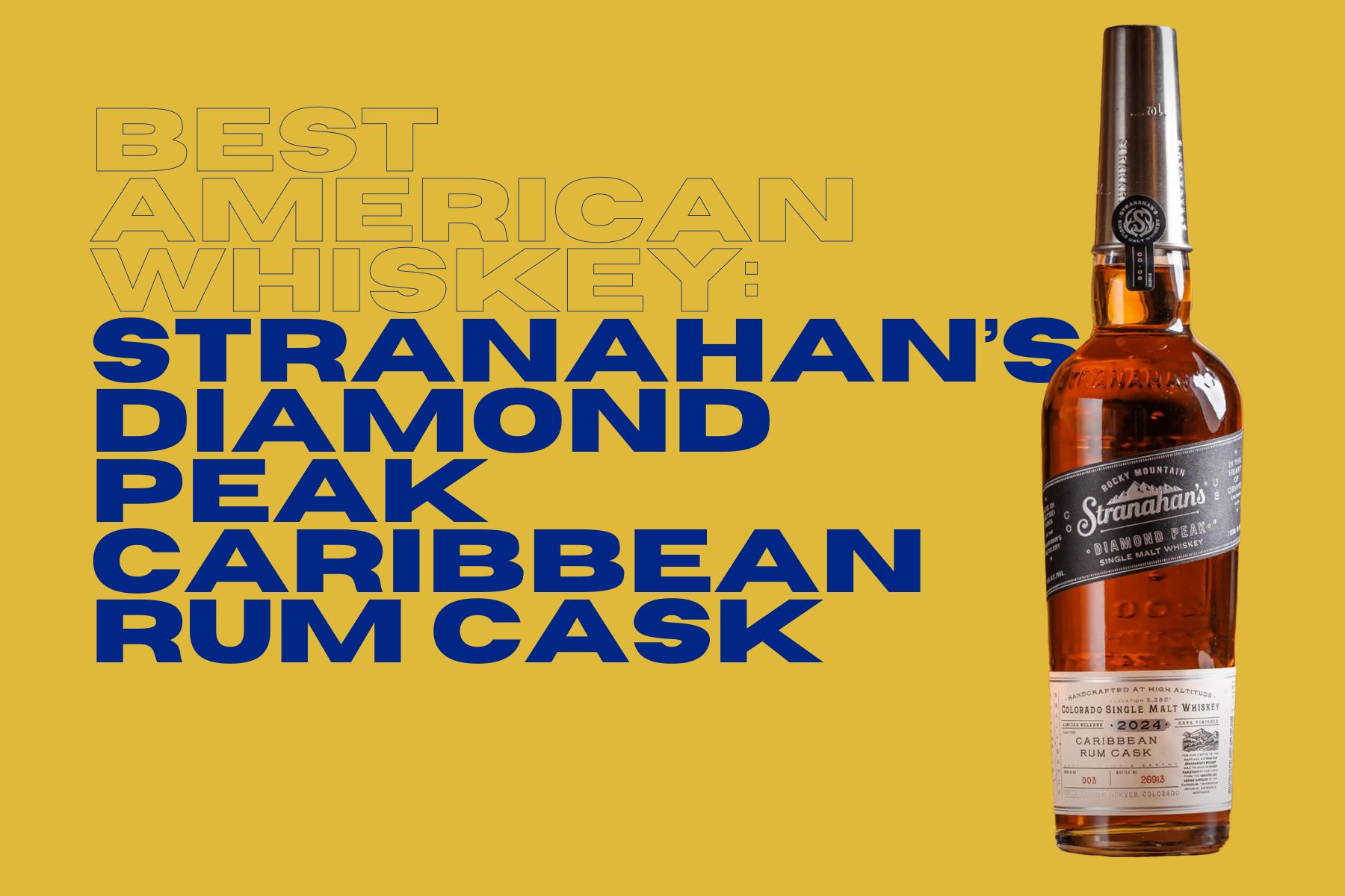 Stranahan's Diamond Peak Caribbean Rum Cask