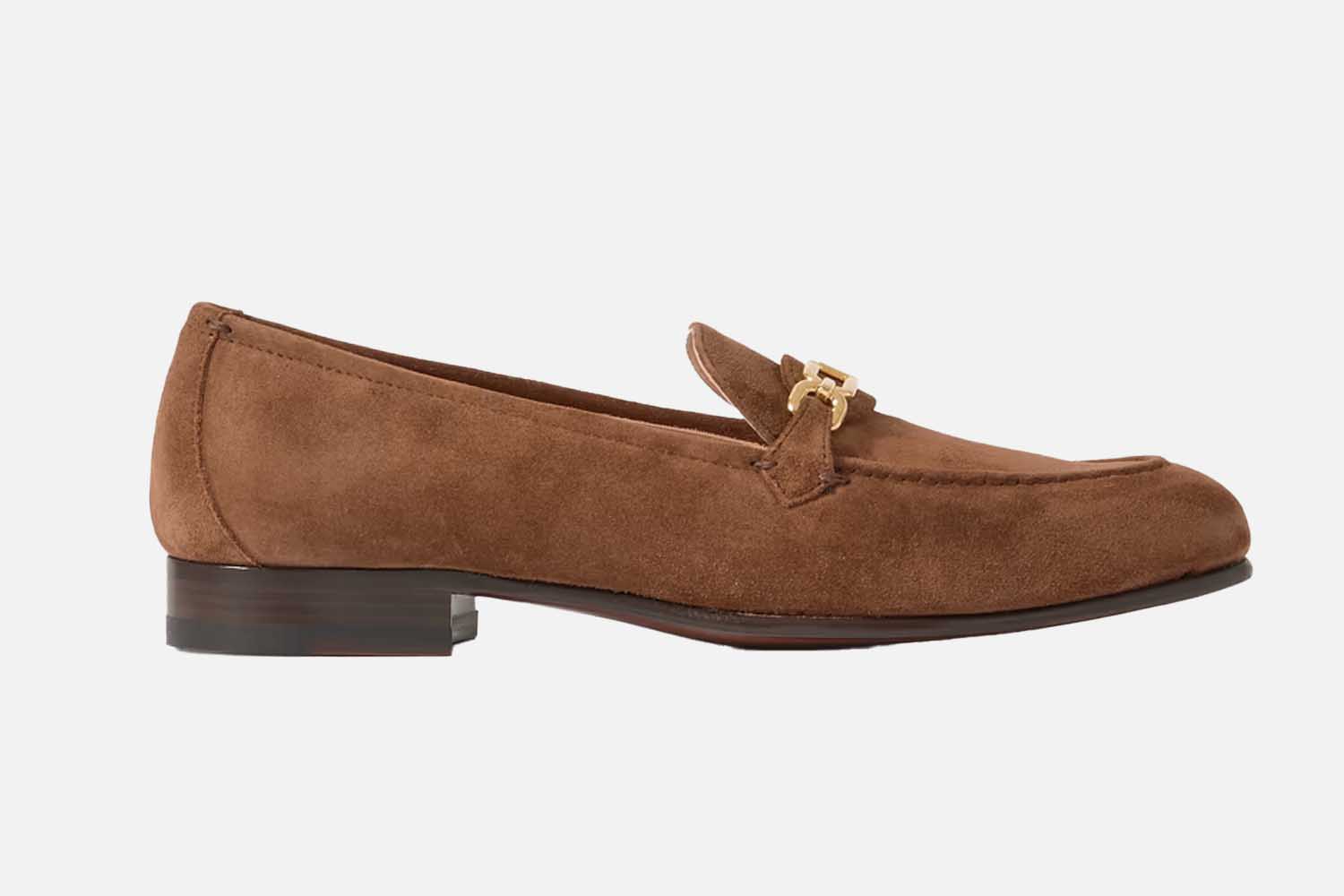 Tom Ford Embellished Suede Loafers