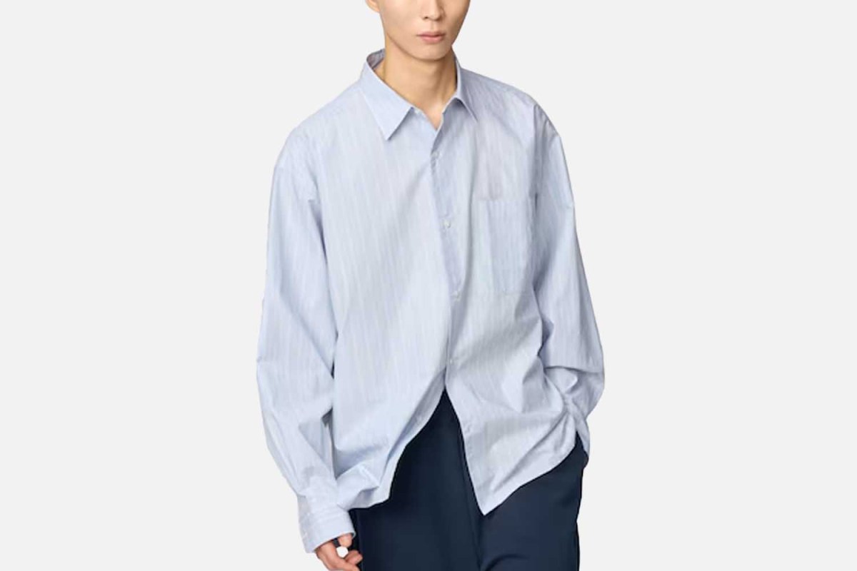 Uniqlo Broadcloth Oversized Shirt