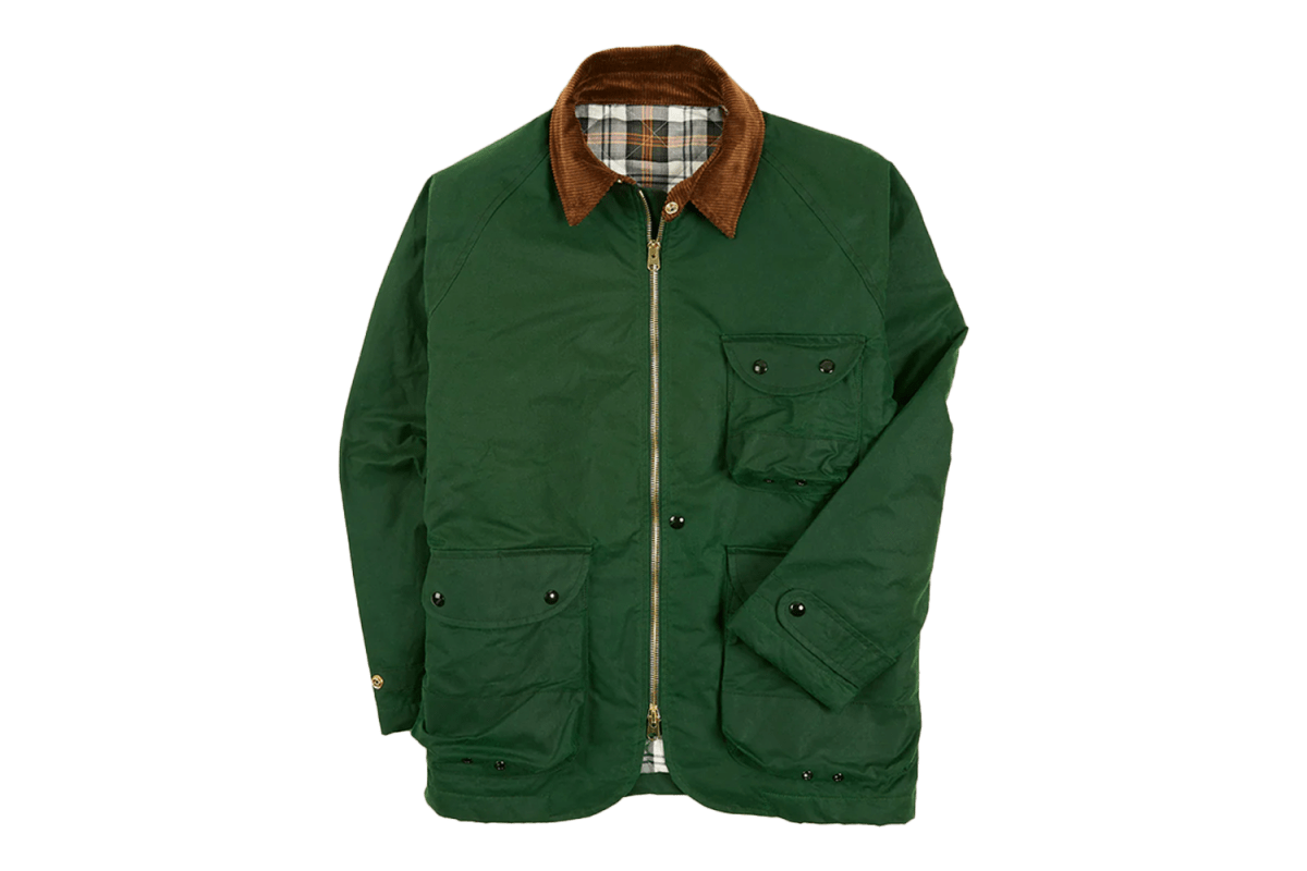 Drake’s Waxed Coverall Jacket