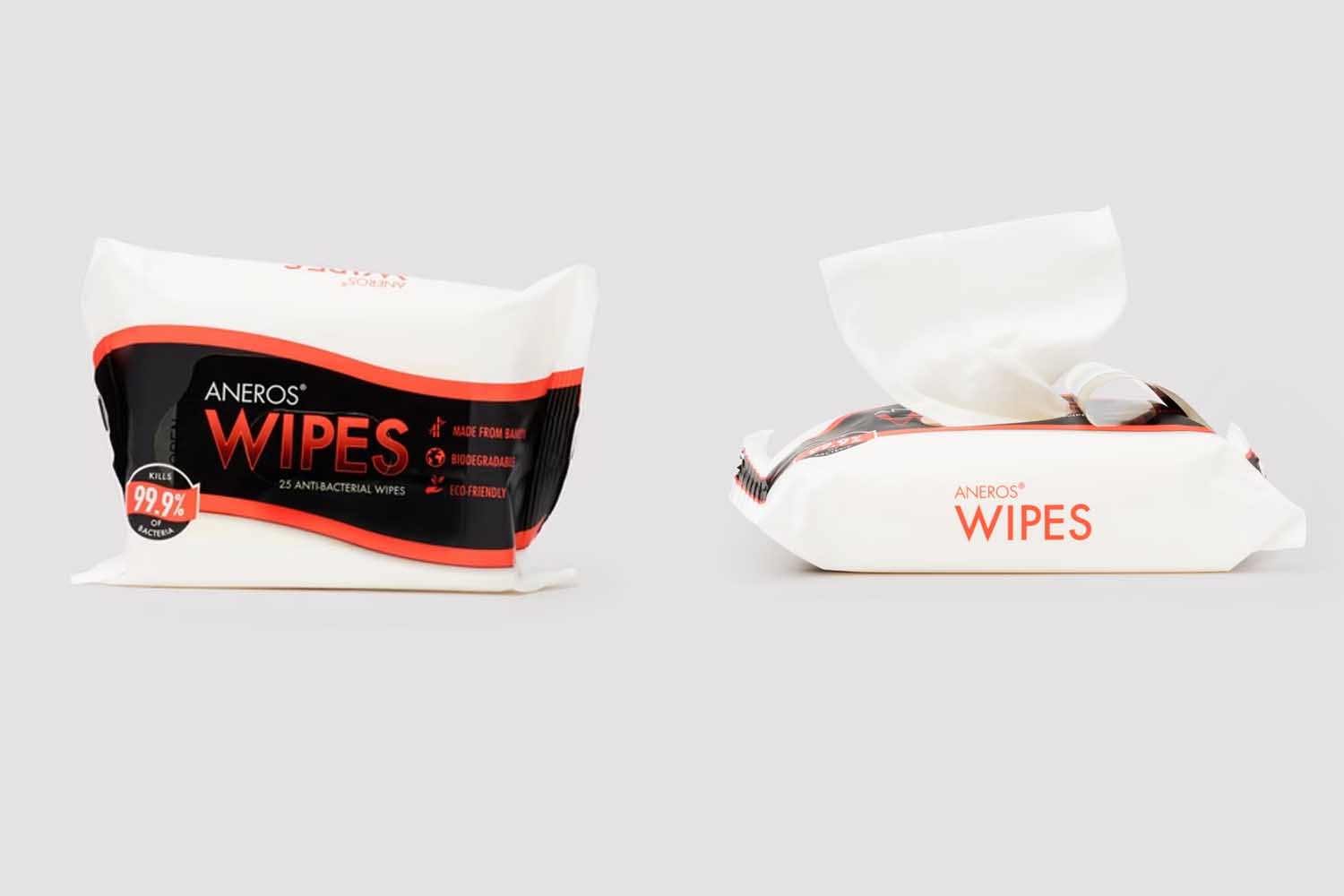 Aneros Antibacterial Sex Toy and Body Wipes