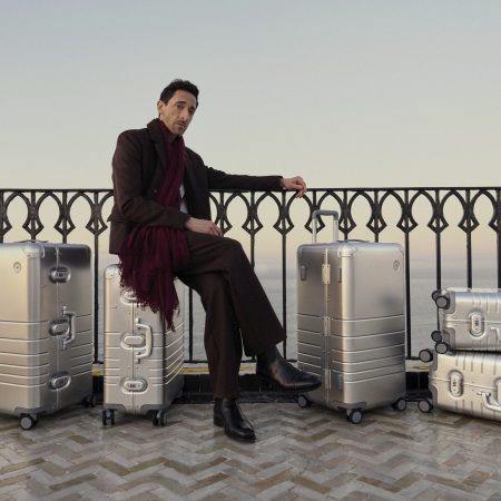 Adrien Brody’s Partnership With Monos Luggage Has Landed