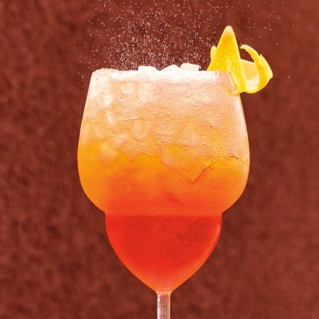 A close-up cocktail picture taken from the book "Pour Together"