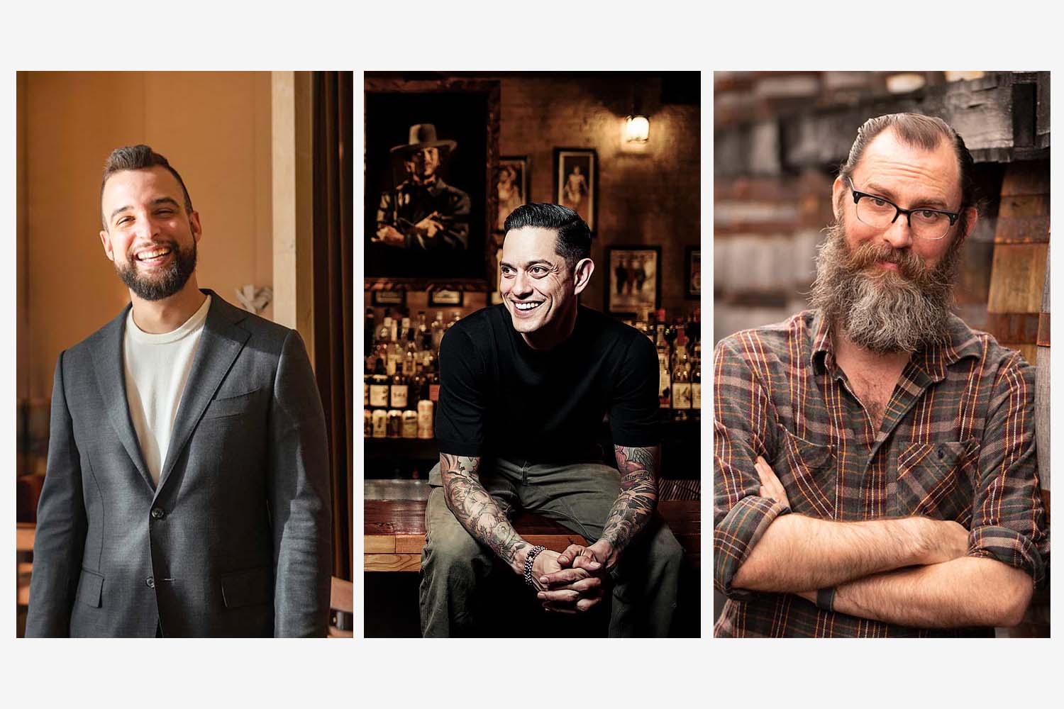 Some of our bartending friend judges: Chris Lemperie, Gabe Sanchez, Jacob Tschetter