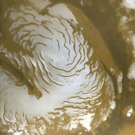 Martian north pole