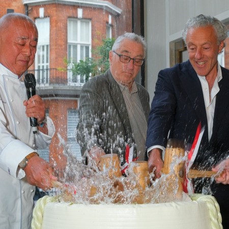 Robert De Niro at Nobu event