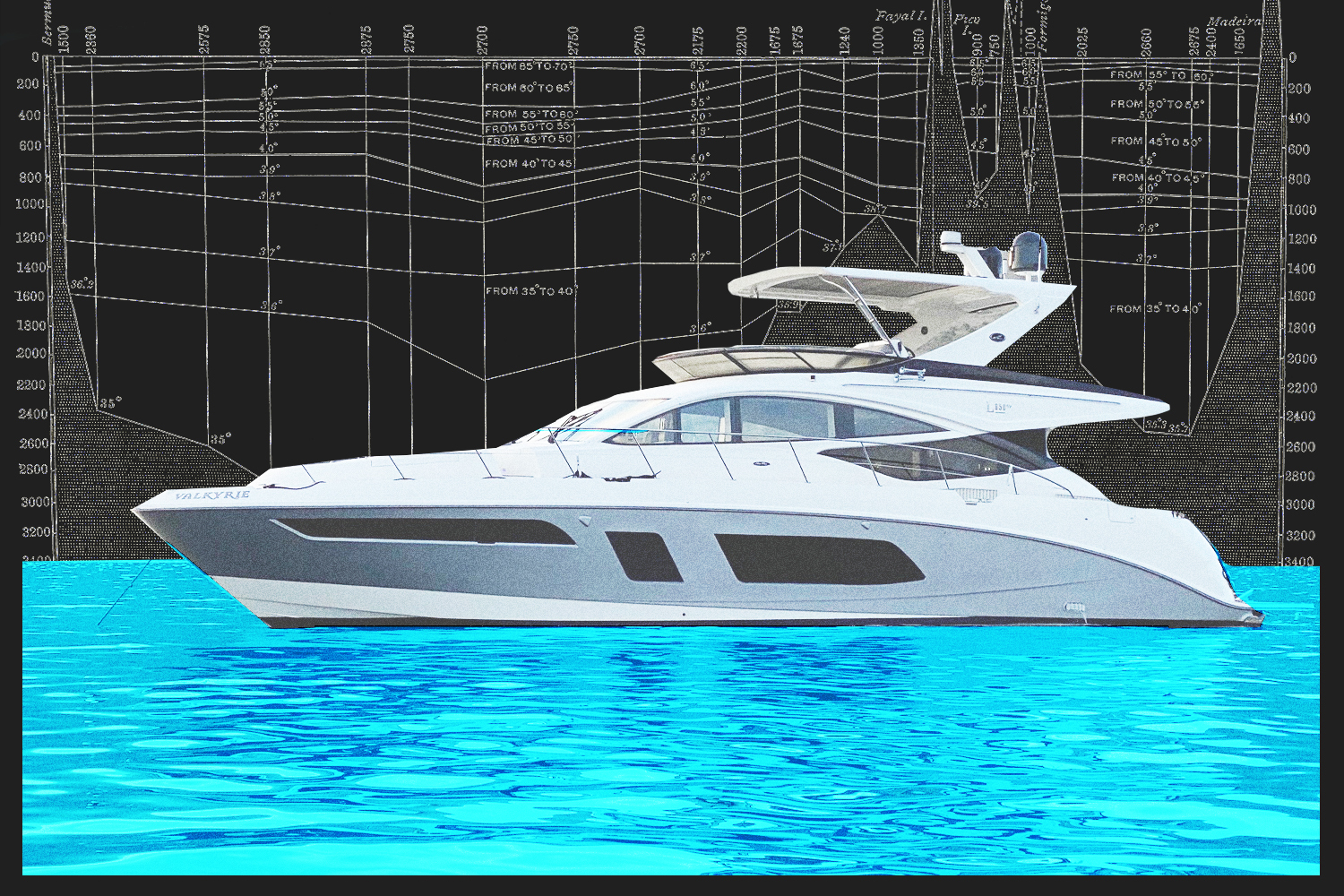 The motor yacht Valkyrie, which is sometimes used for scientific research thanks to owner Thomas Peterson and the International SeaKeepers Society