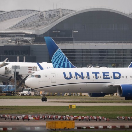 United Airlines planes on the tarmac