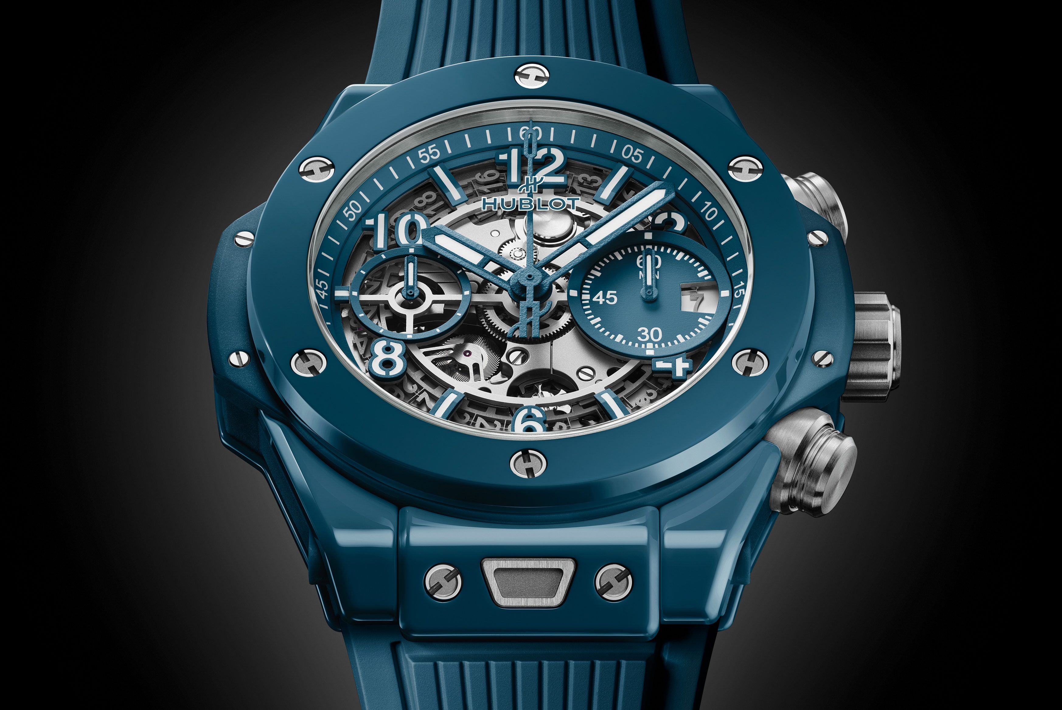 <strong>Hublot Big Bang Unico Mint Green and Petrol Blue</strong>