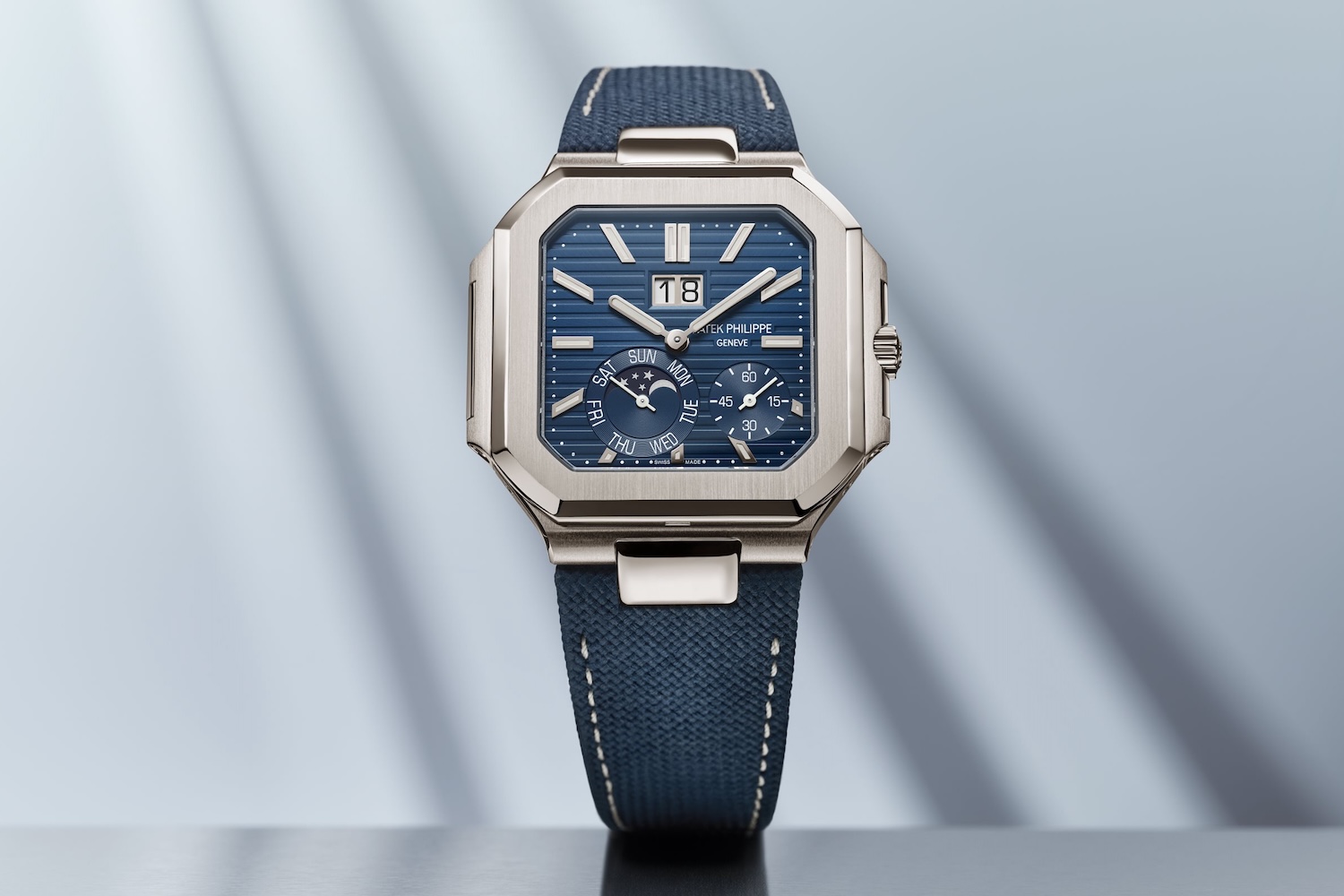 Patek Philippe Cubitus ref. 7128/1G-001 and ref. 7128/1R-001